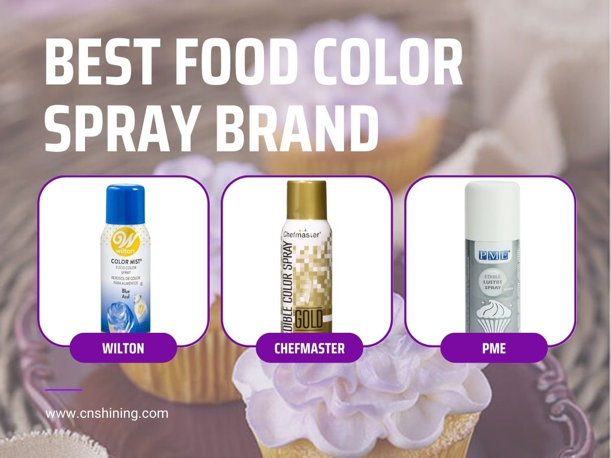 La mejor marca de colorantes en aerosol para alimentos