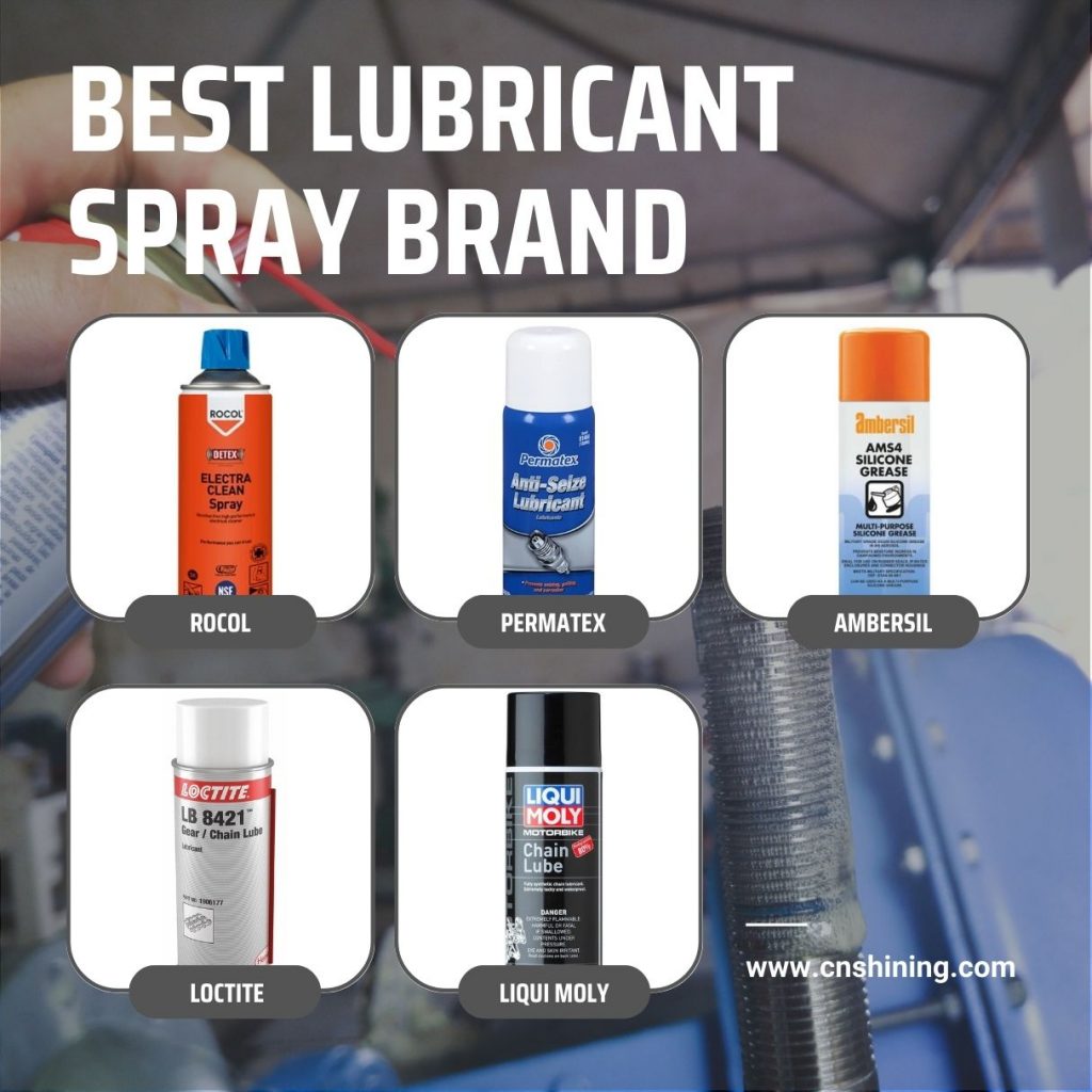 Meilleure marque de spray lubrifiant