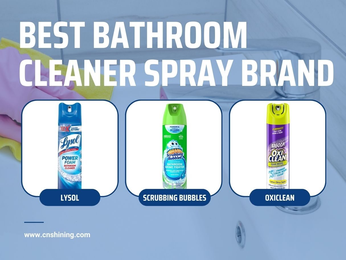 Meilleure marque de spray nettoyant pour salle de bain