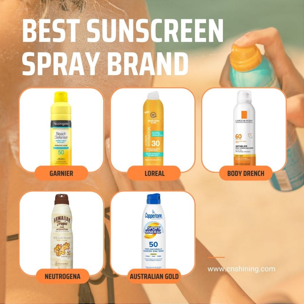 Beste Marke für Sonnenschutzspray