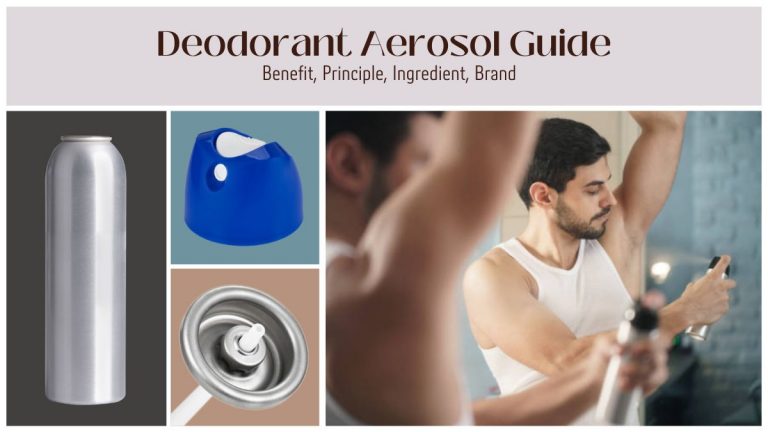 Guía de desodorantes en aerosol: beneficio, principio, ingrediente, marca