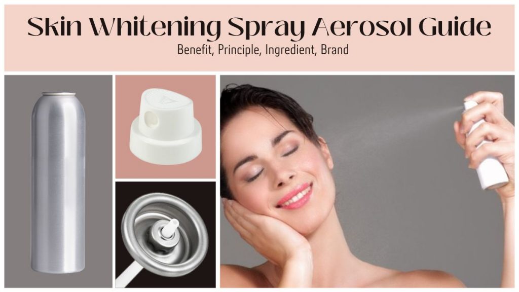 skin-whitening Aerosol can