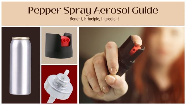 Lata de aerossol de spray de pimenta