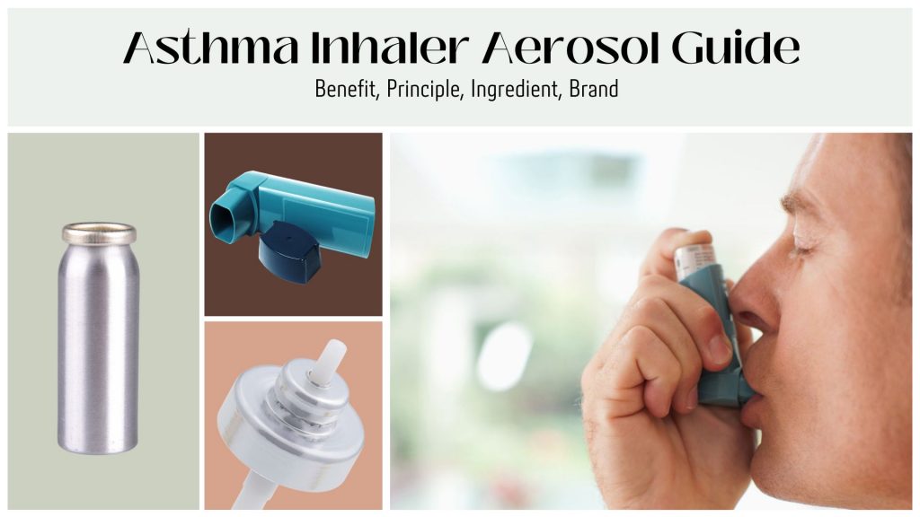 Asthma Inhaler aerosol can