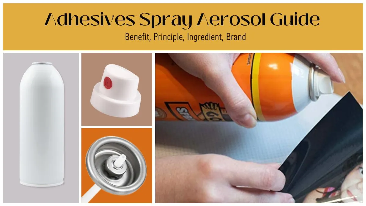 aerosol adhesive spray