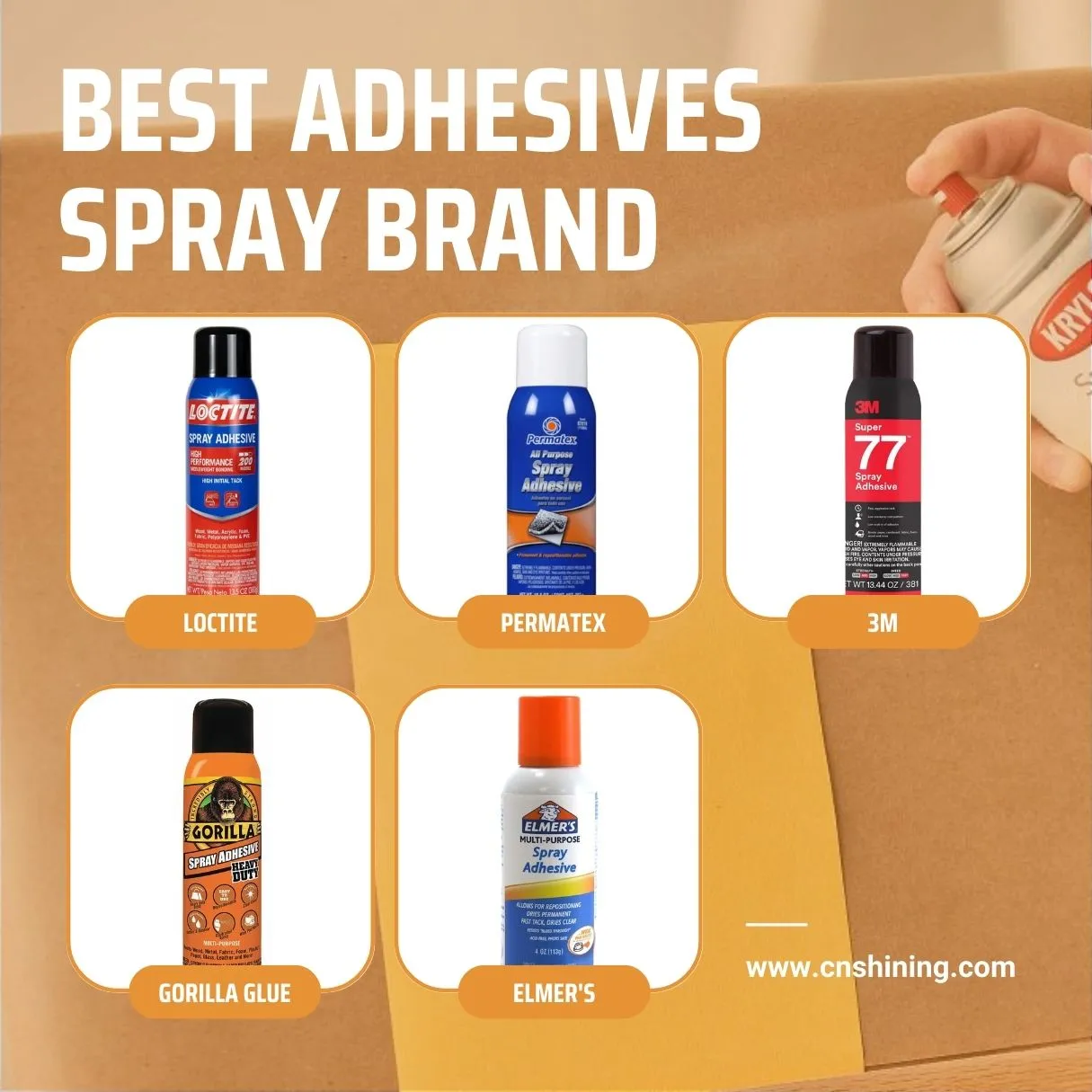 aerosol adhesive spray

