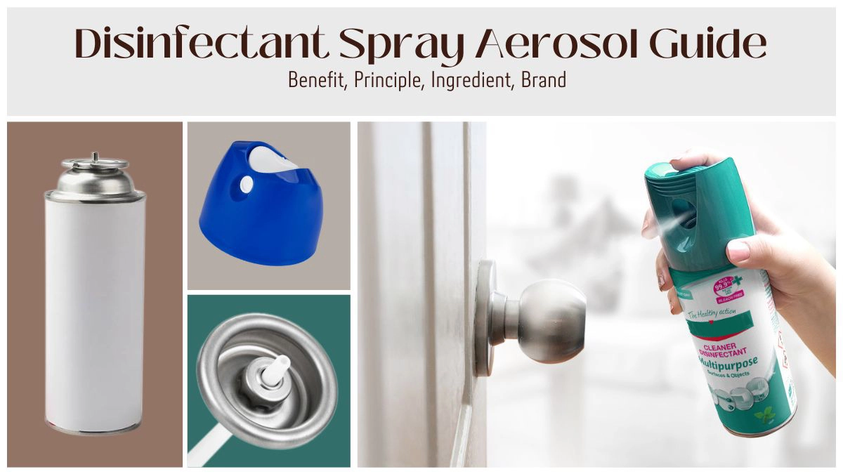 aerosol disinfectant spray