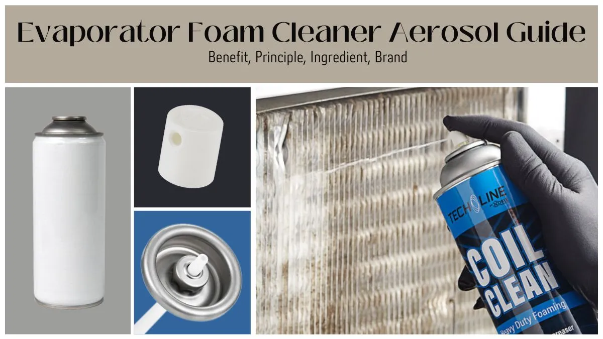 evaporator cleaning spray