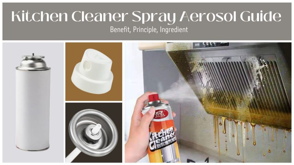 kitchen cleaner spray aerosol can