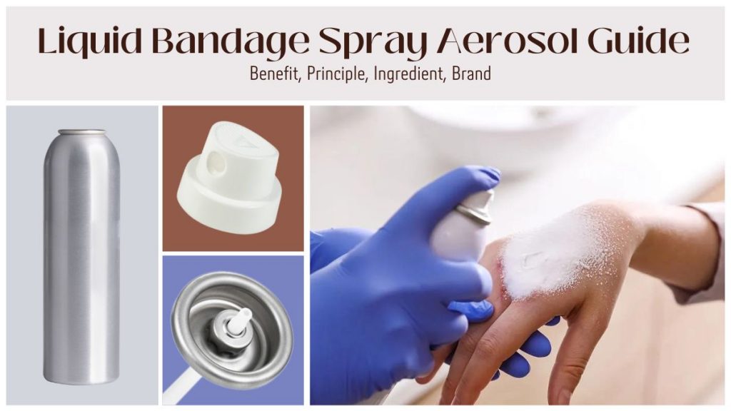 liquid bandage spray aerosol can