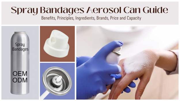 liquid bandage spray aerosol can