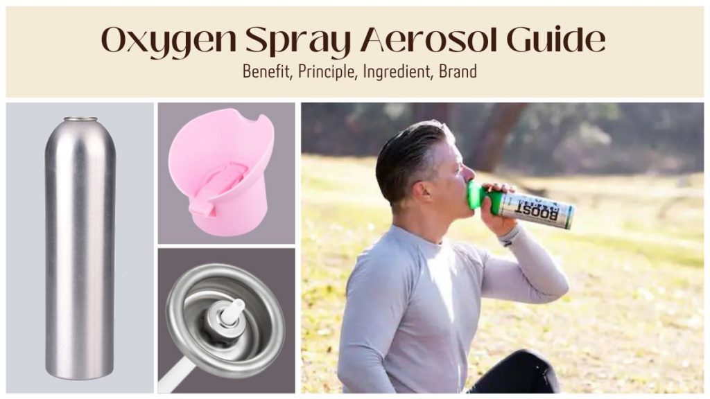 oxygen spray aerosol can