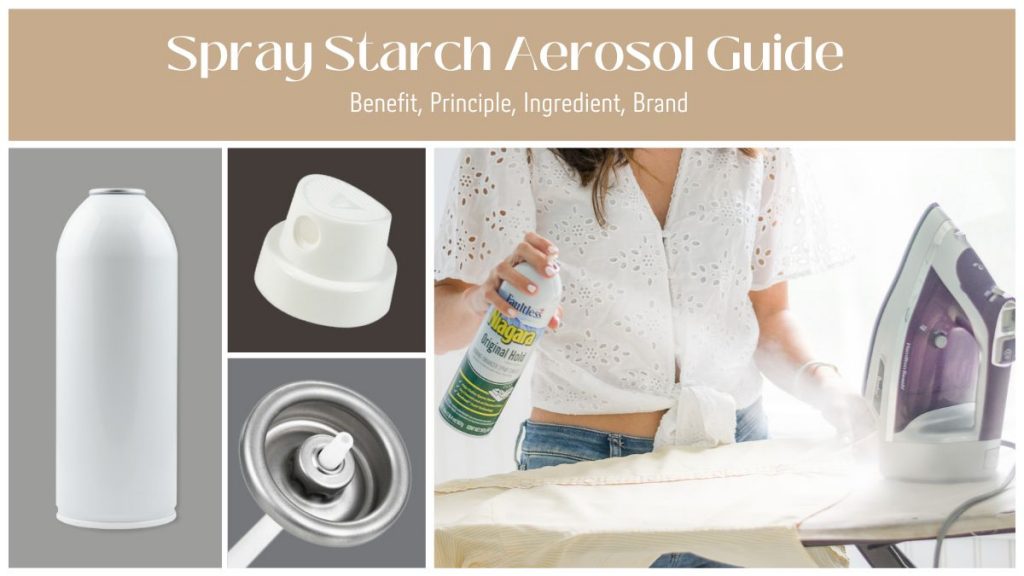 spray starch aerosol can