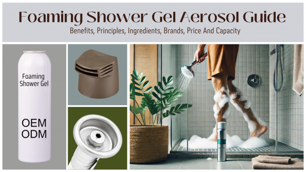 Leitfaden für Aerosoldosen für schäumendes Duschgel: Vorteile, Prinzipien, Inhaltsstoffe, Marken, Preis und Kapazität