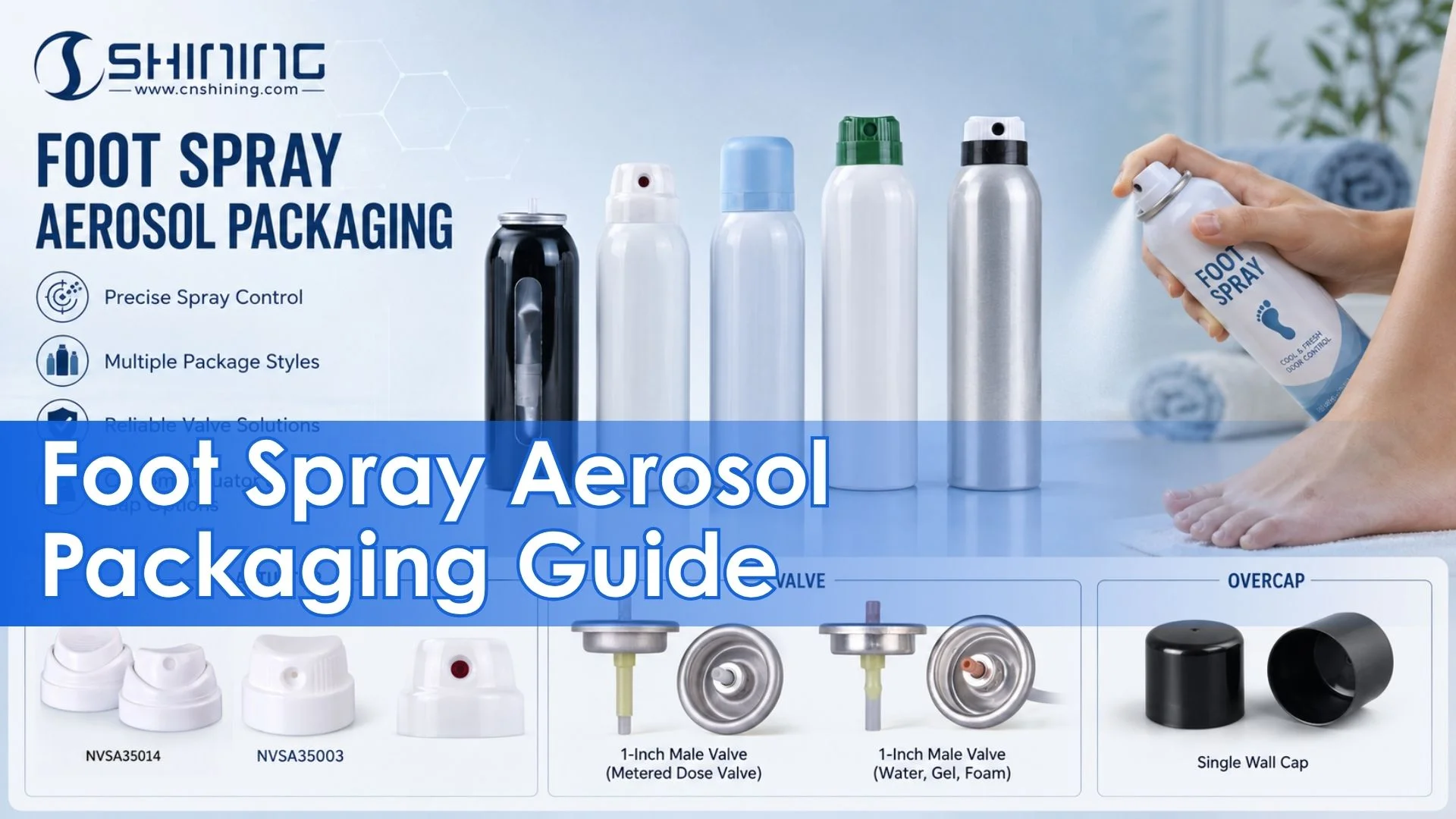 Foot aerosol spray