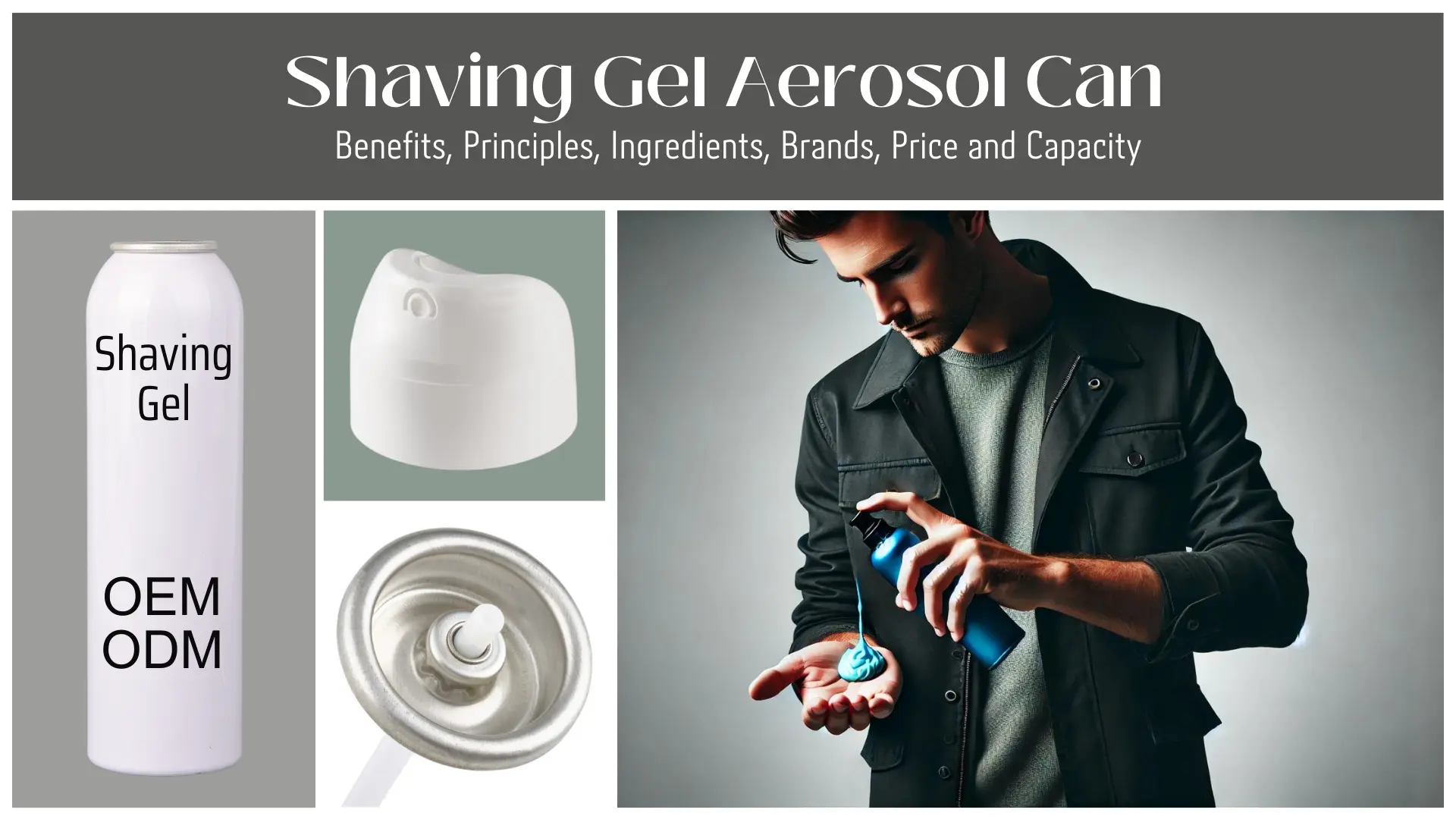 shaving gel aerosol can