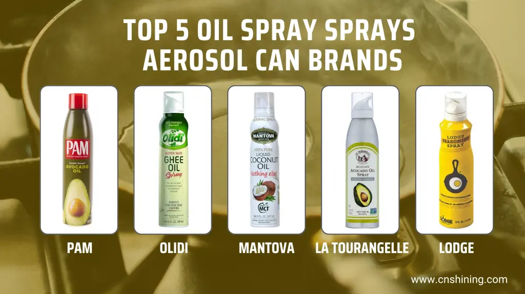 2026 Best Oil Spray Aerosol Cans 3 aerosol cooking oil