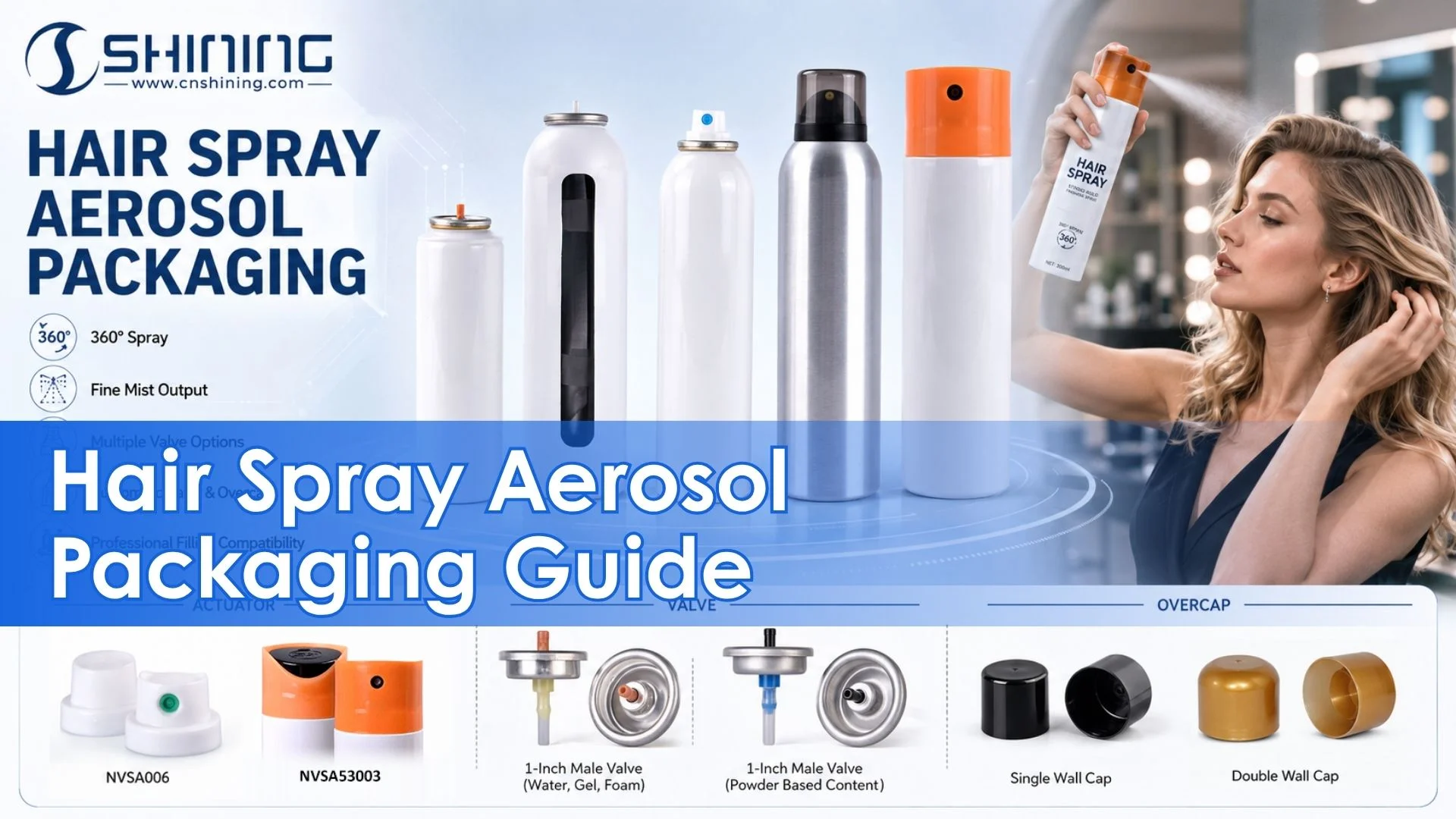 Laca para el cabello en aerosol