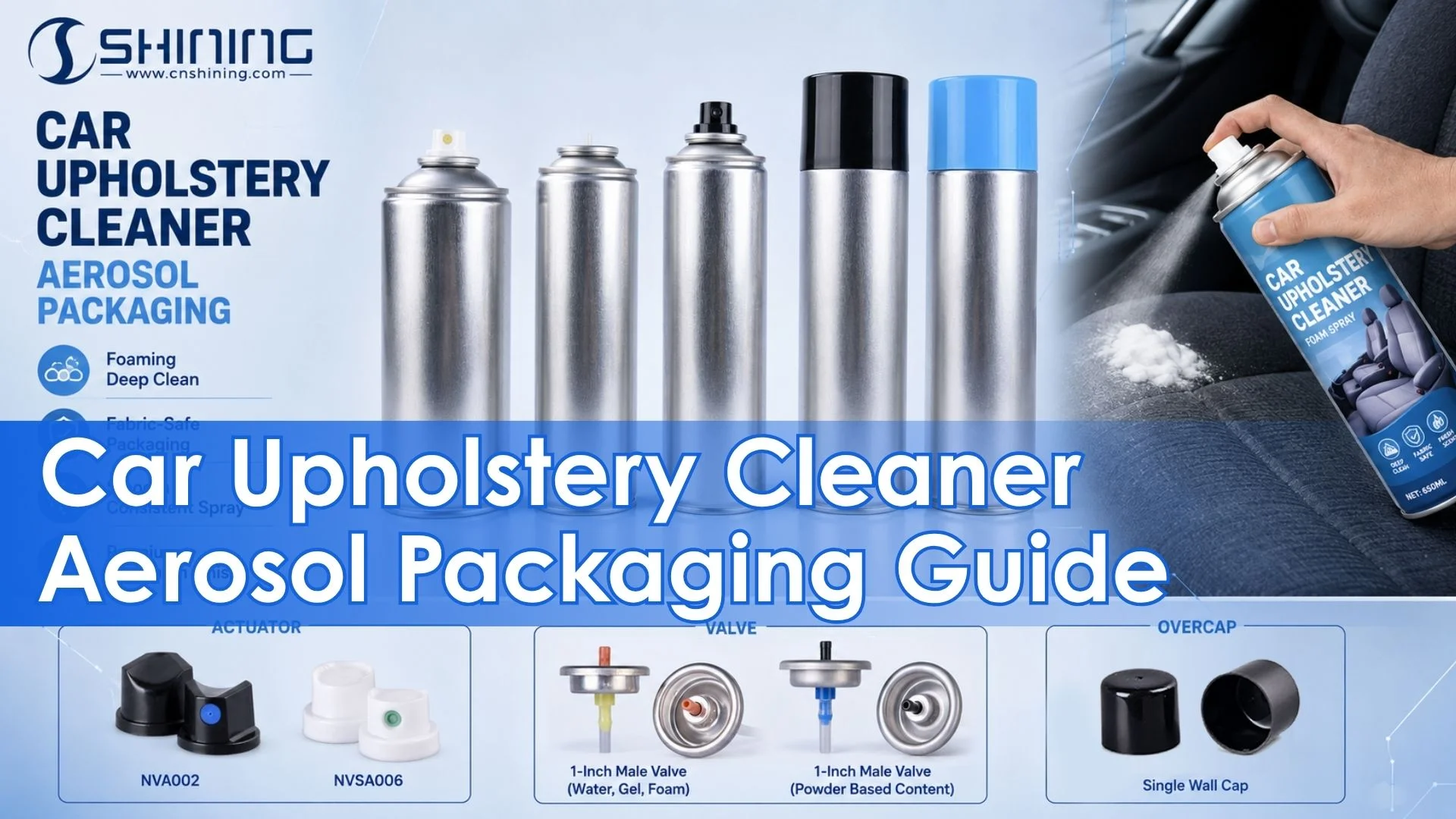 Car Upholstery aerosol Cleaner