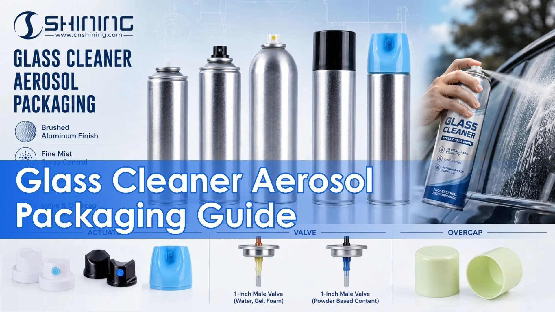 Glasreiniger-Aerosolspray
