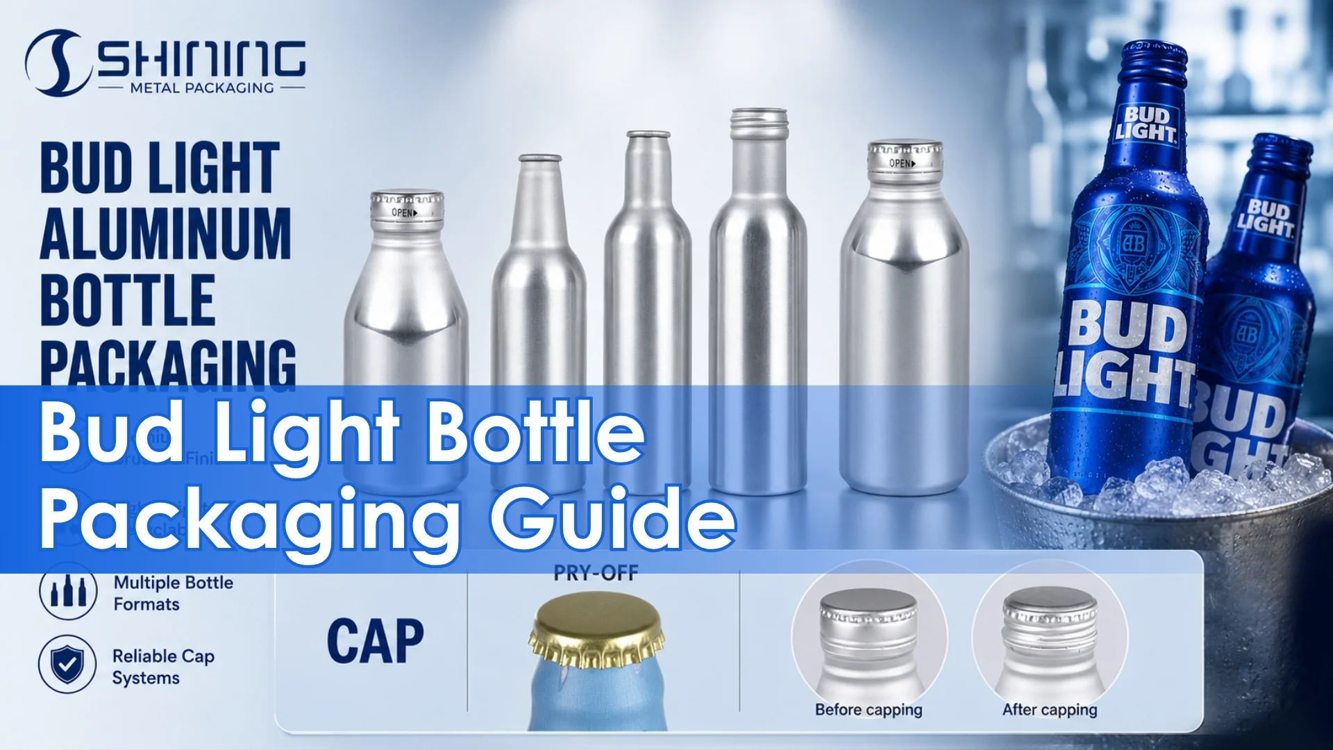 Bud Light Aluminum Bottle Packaging
