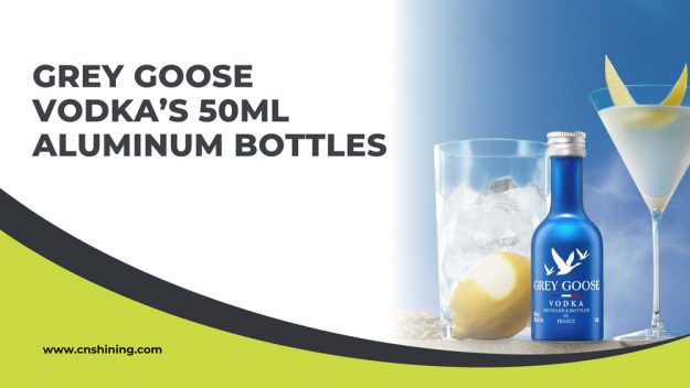 Botellas de aluminio de 50 ml de Grey Goose Vodka