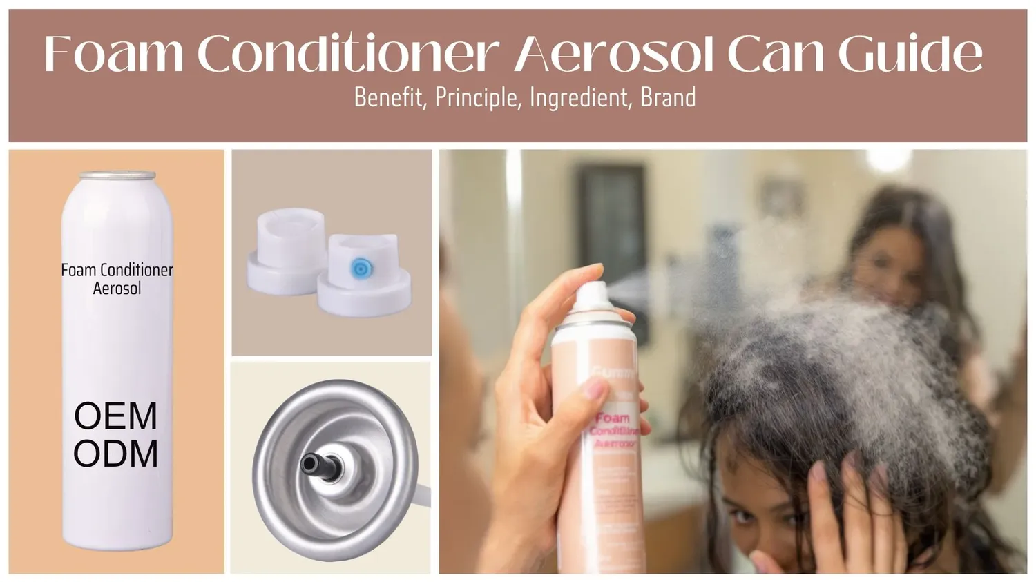 Foam Conditioner Aerosol Can