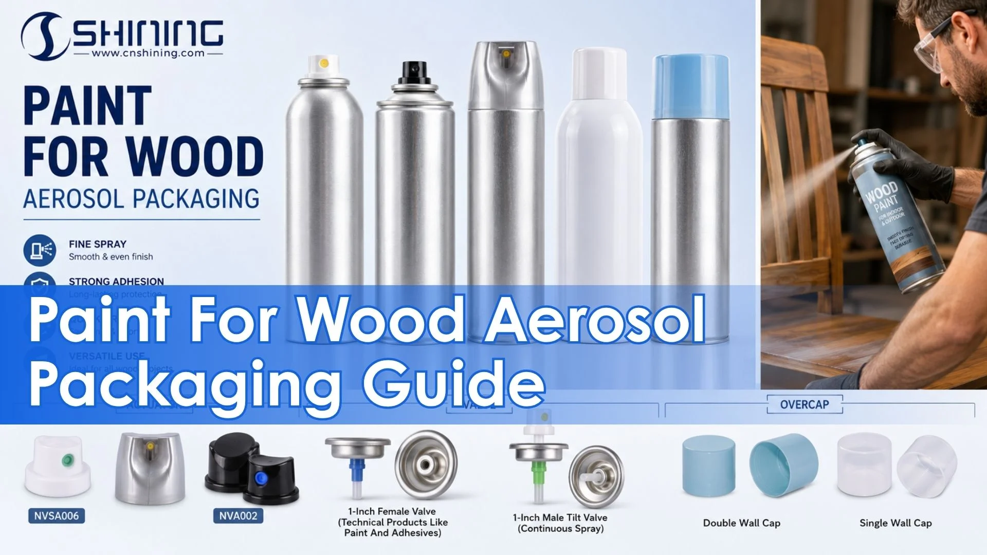 Aerosol Spray Paint for Wood