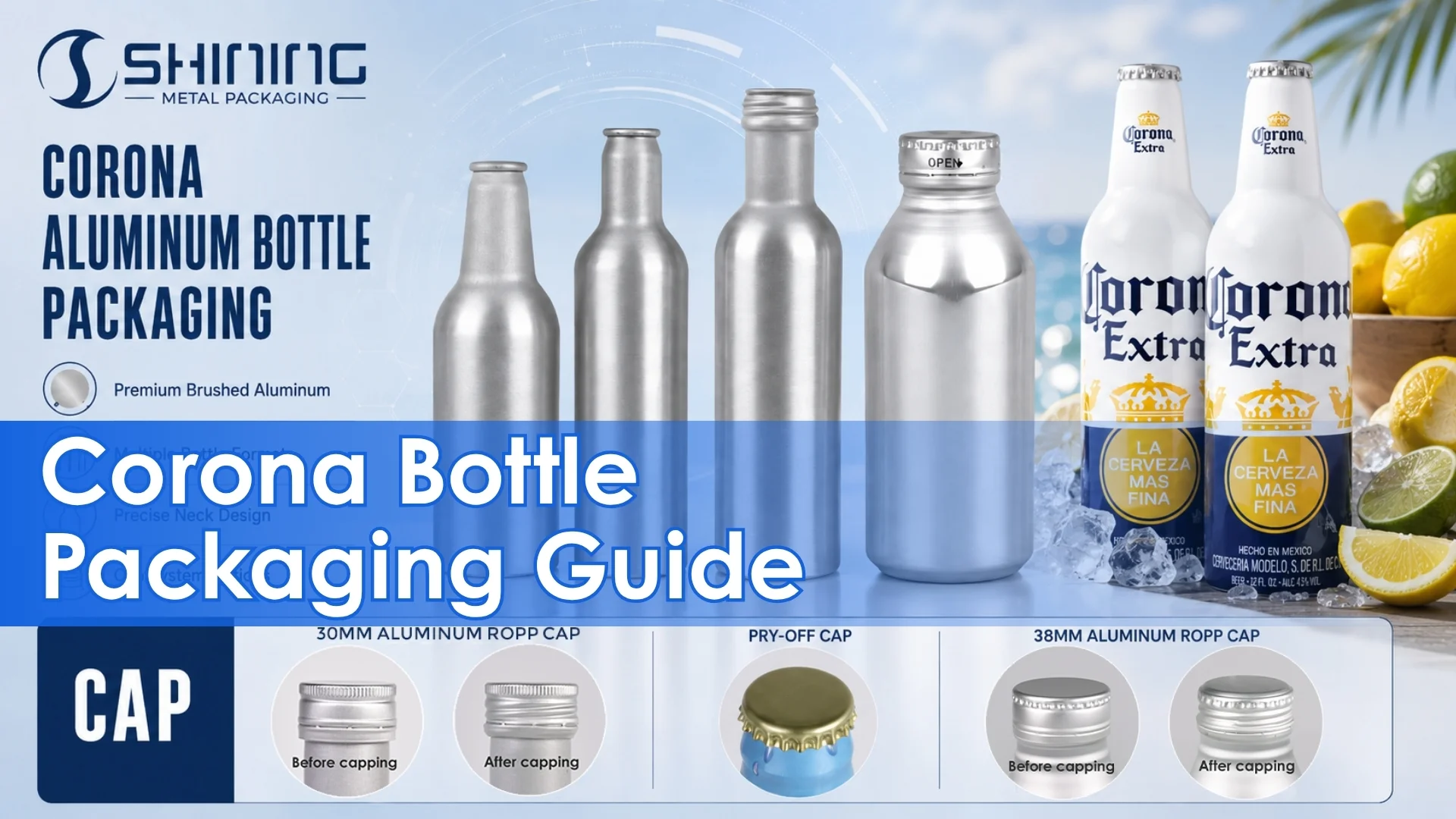 Corona Aluminum Bottle