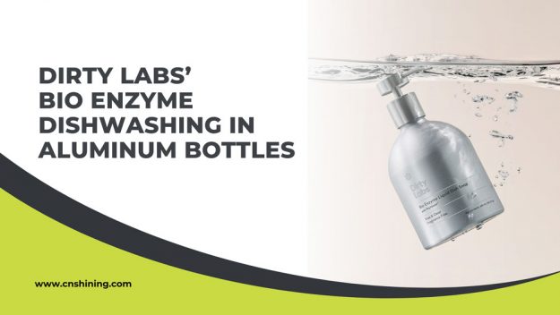 Bioenzimas de Dirty Labs para el lavado de platos en botellas de aluminio