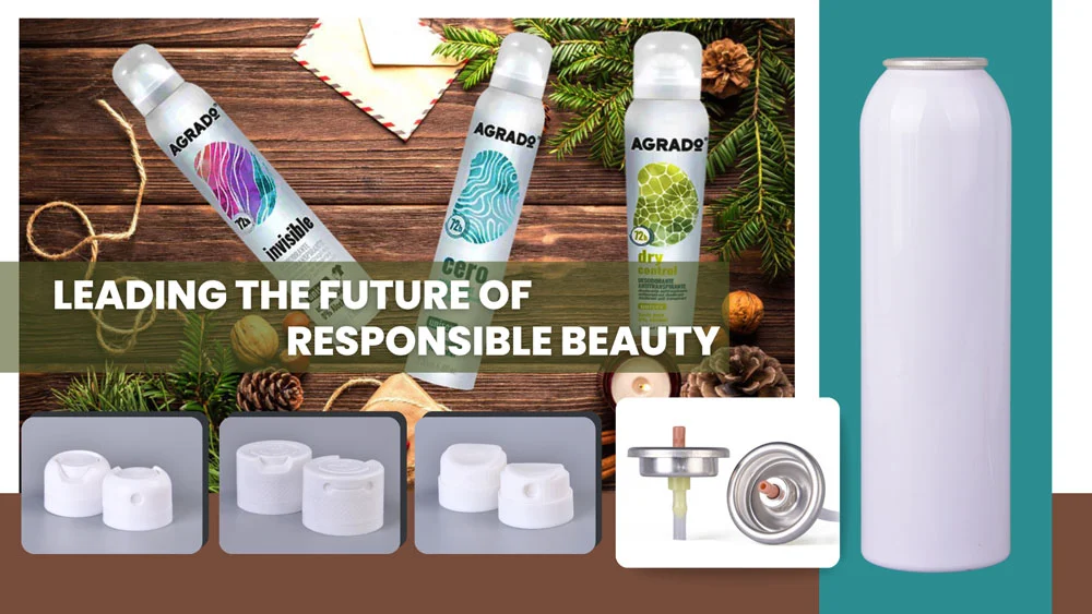 Proveedor de latas de aerosol de desodorante sin aluminio Agrado 1 Liderando el futuro de la belleza responsable