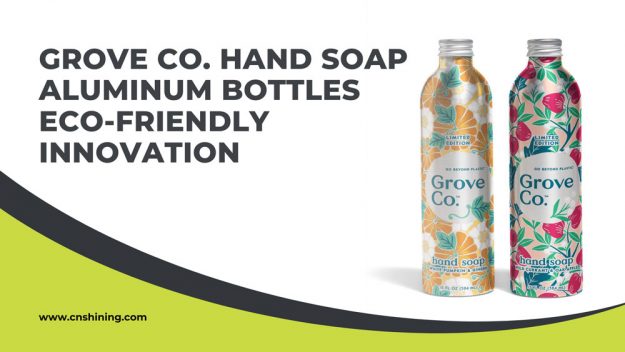 Botellas de aluminio para jabón de manos del condado de Grove