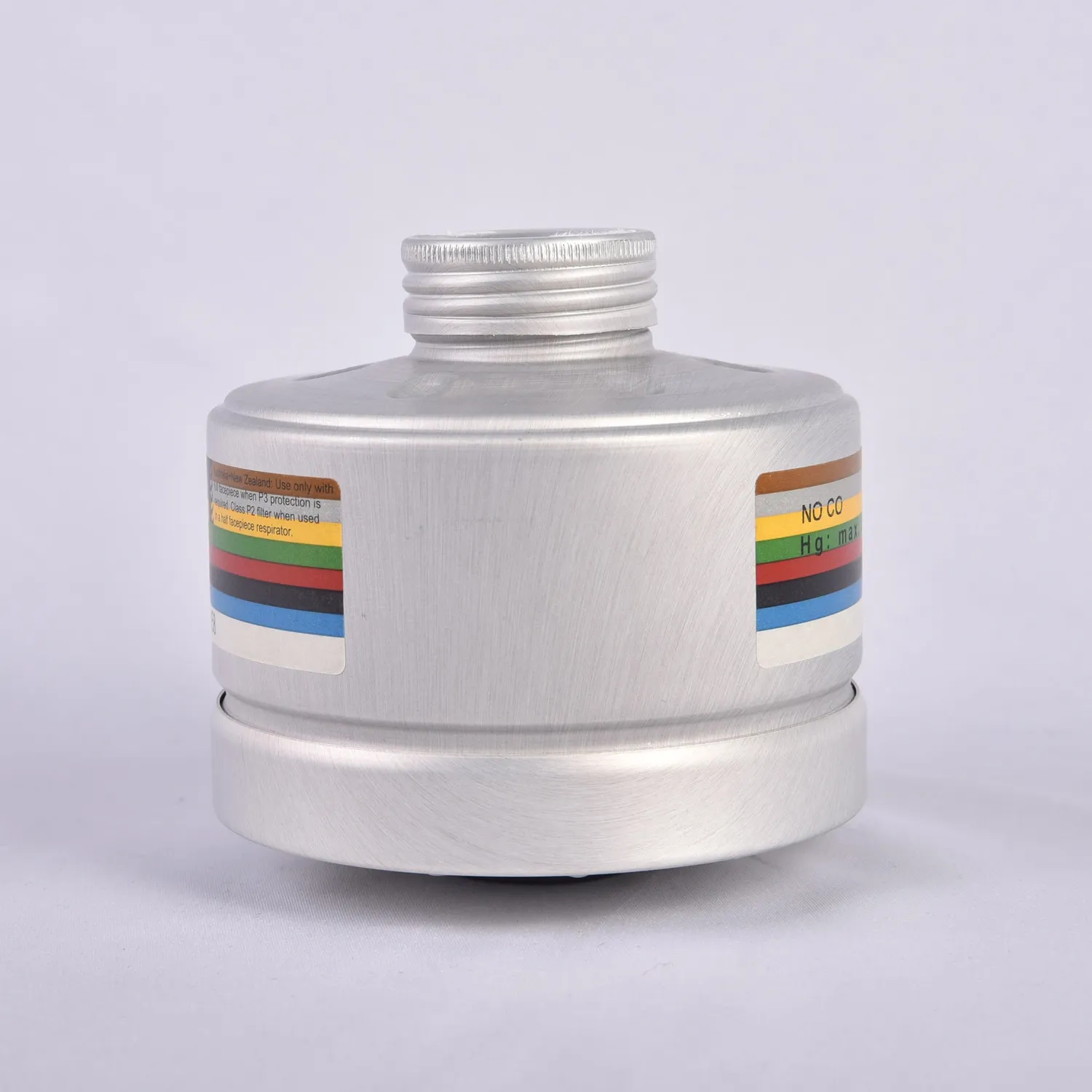 Aluminiumgehäuse für Gasmaskenfilter