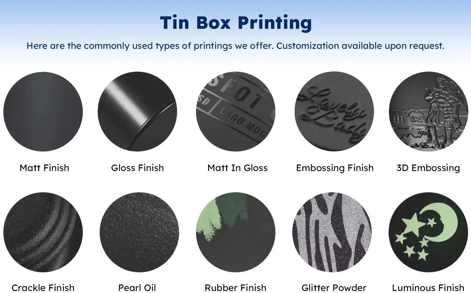 طباعة على علب معدنية