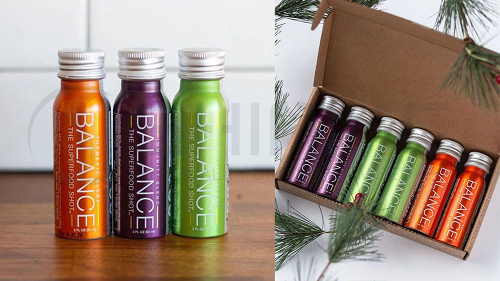 Алюминиевая бутылка для энергетического шота