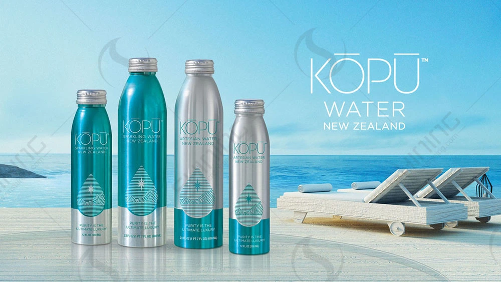 Алюминиевая бутылка для природной родниковой воды