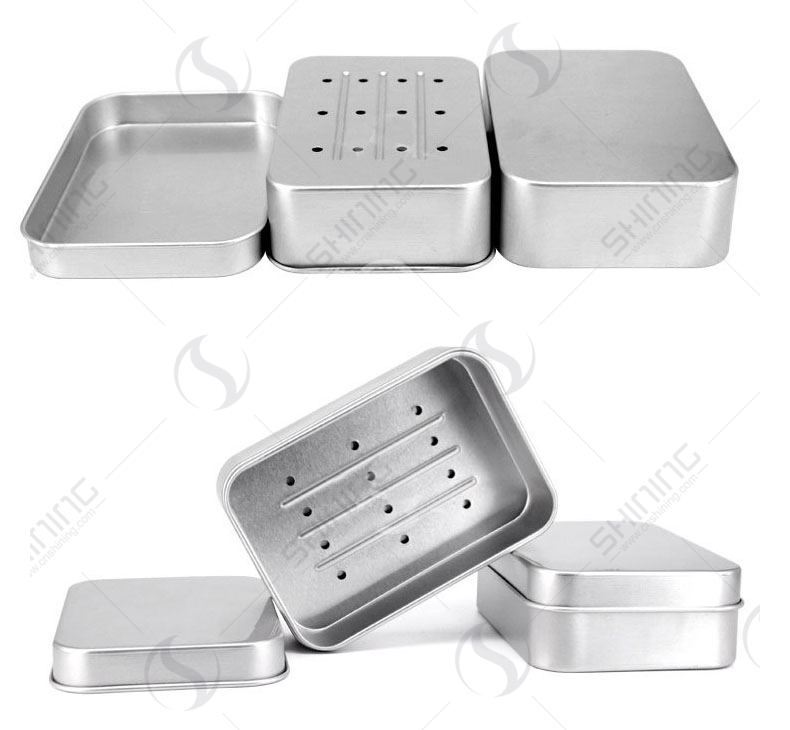 علبة صابون من الألومنيوم