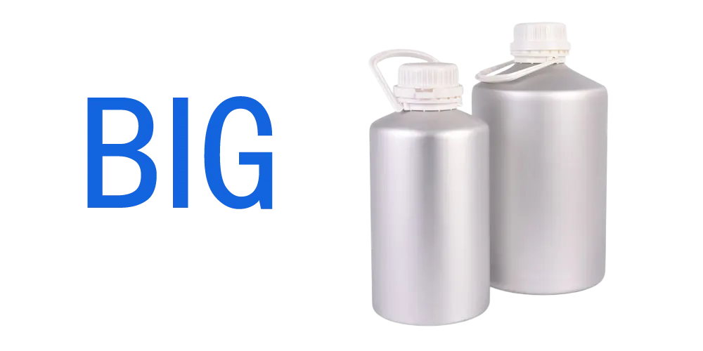 زجاجة ألومنيوم كبيرة