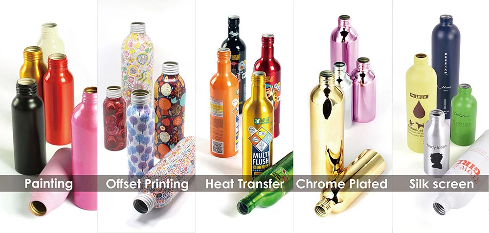 Печать на алюминиевых бутылках
