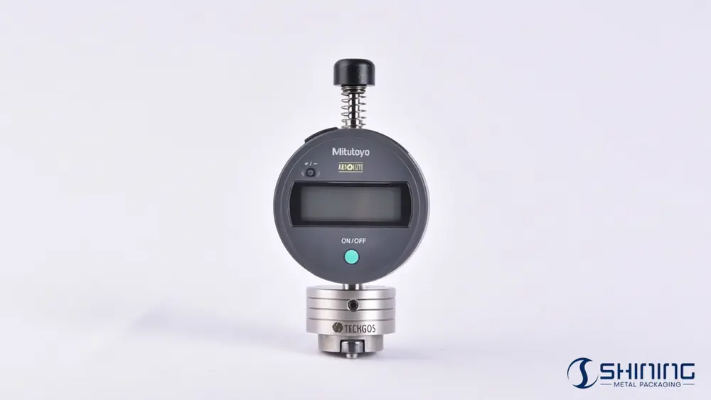 EN 14850 Kontakthöhenmessgerät für 25,4 mm Aerosolbehälteröffnung