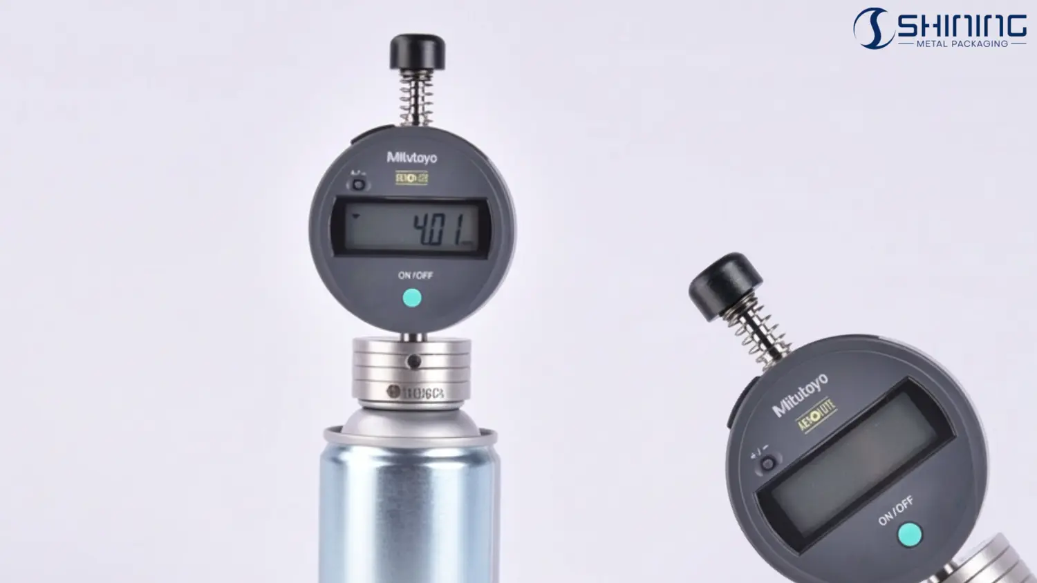 EN 14847: 25.4 mm Aerosol Can Aperture Explained 1 Contact height measurement on aluminium aerosol cans according to EN 15006 using three equidistant points