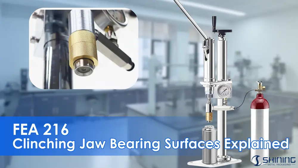 Оборудование для испытания обжимных поверхностей зажимных губок и обжима аэрозольных клапанов, FEA 216.