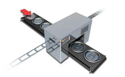 Processus de fabrication des canettes en aluminium 8 Les fonds de canettes en aluminium sont comptés et empilés en bâtonnets gainés pour l'expédition, généralement de 250 à 300 fonds par bâtonnet.