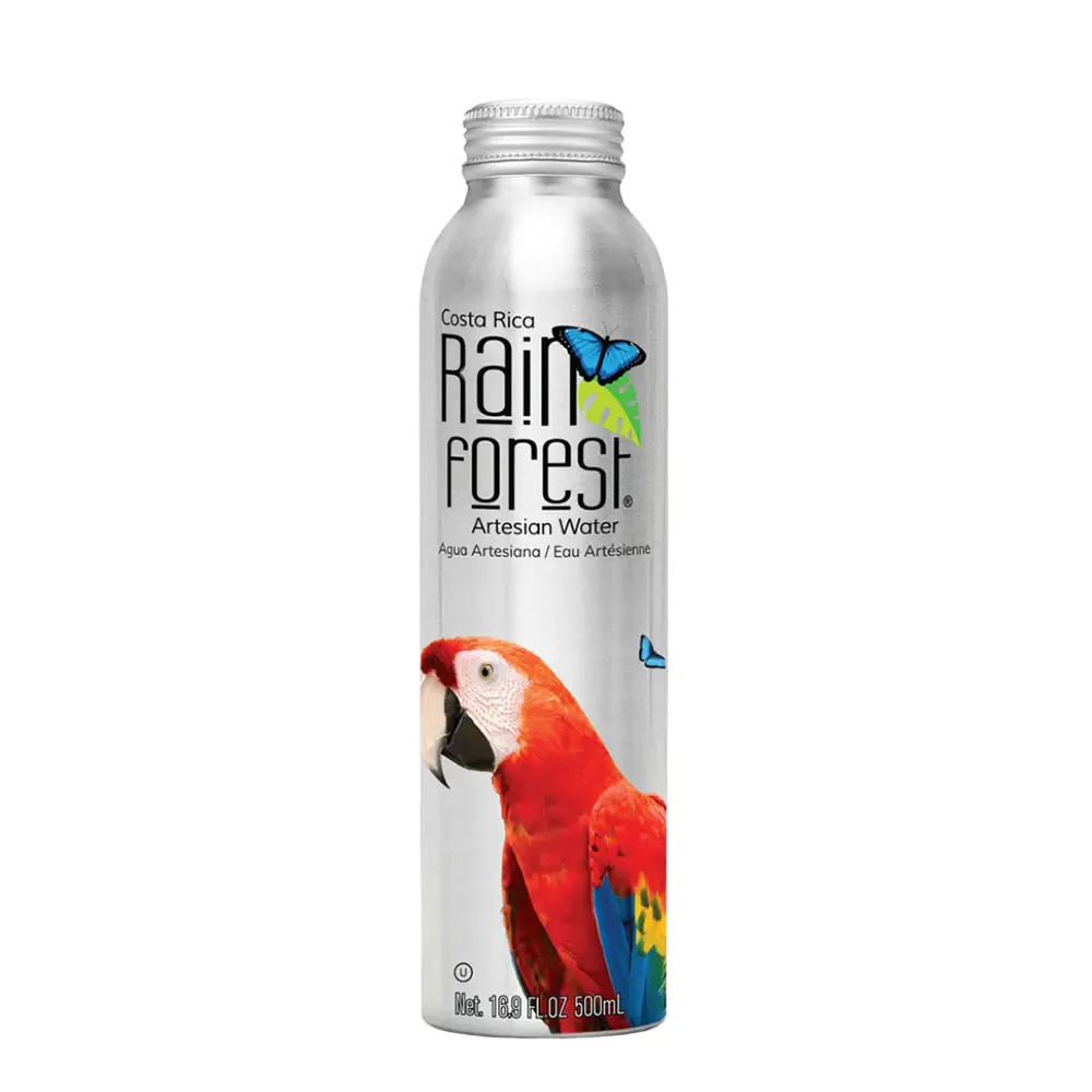 Botella de agua de aluminio RainForest de 750 ml