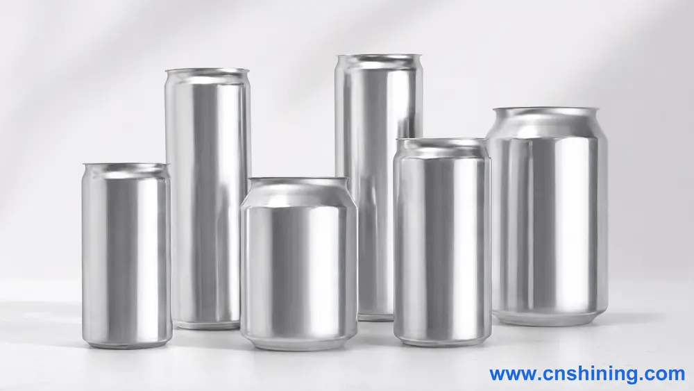 Niche aluminum beer can sizes including 8oz and 10oz formats, used for specialty craft beer and trial portions.