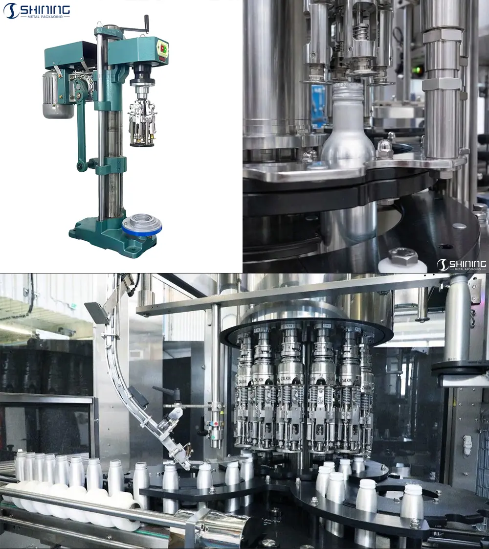 Comparison of three ROPP capping machines: Semi-auto for small batches, single-head auto for medium lines, and high-speed multi-head rotary for mass production.