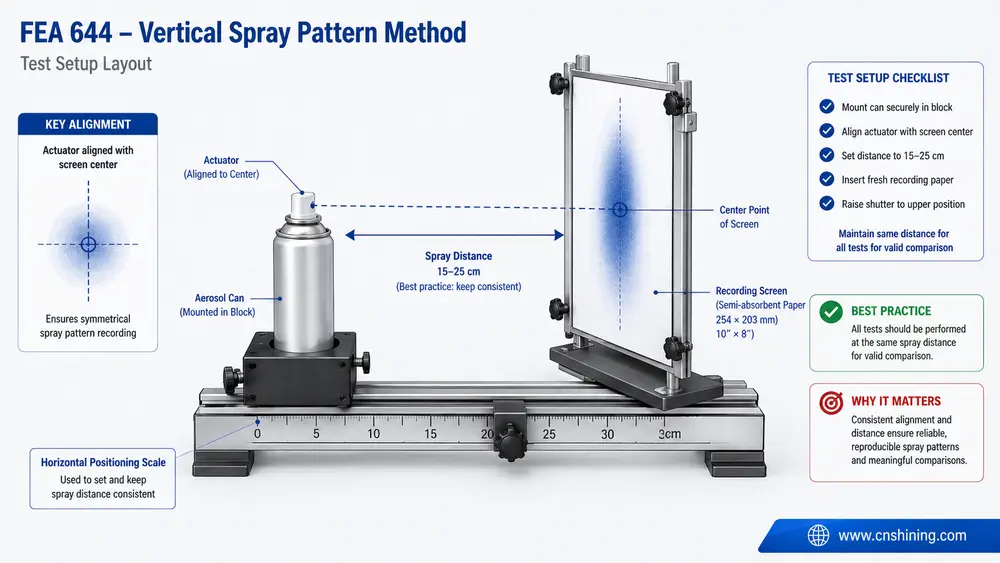 FEA 644 Сравнительный анализ картины распыления, показывающий распределение капель и симметрию трех образцов аэрозоля на чувствительной бумаге.