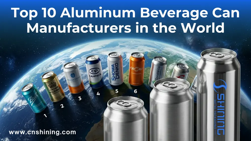 Une présentation professionnelle de diverses canettes de boissons en aluminium de différentes tailles et aux designs élégants, mettant en valeur le leadership du marché mondial.