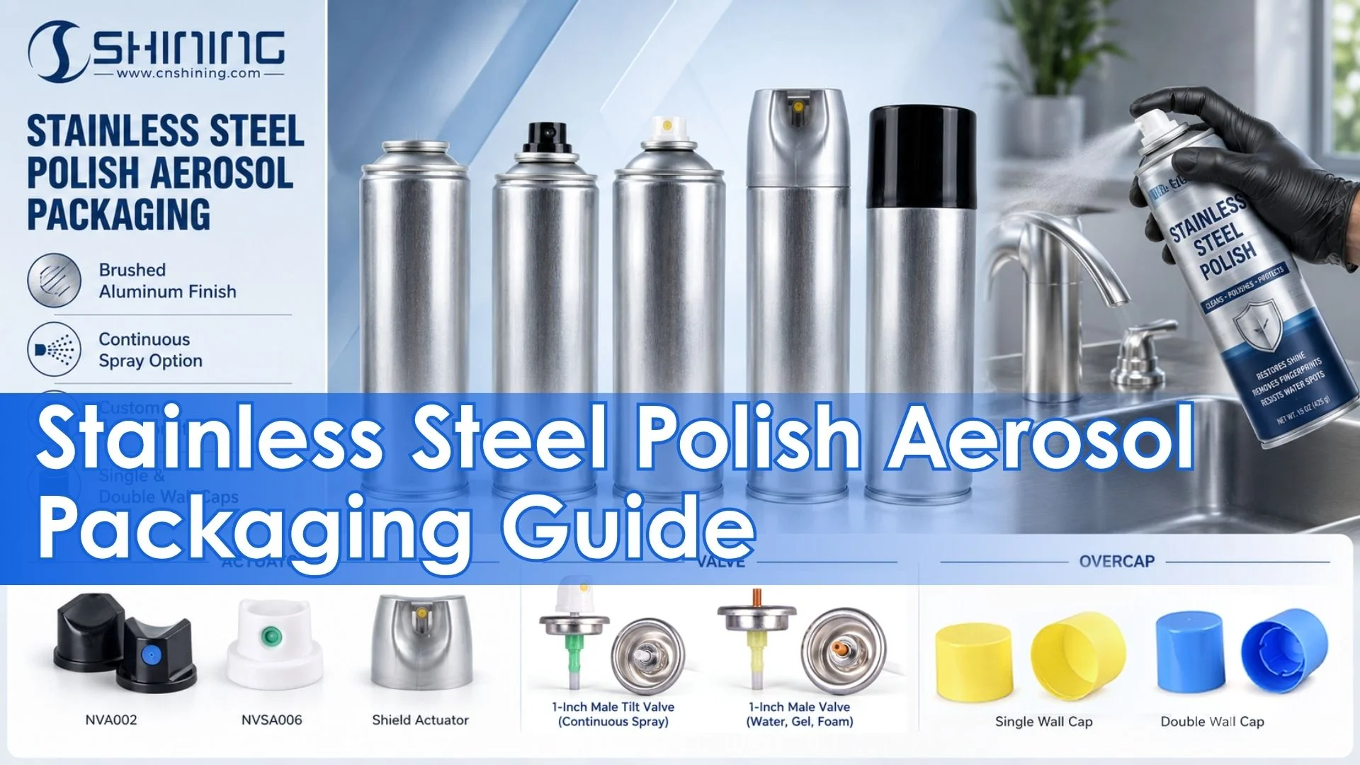 Stainless steel polish aerosol brochure
