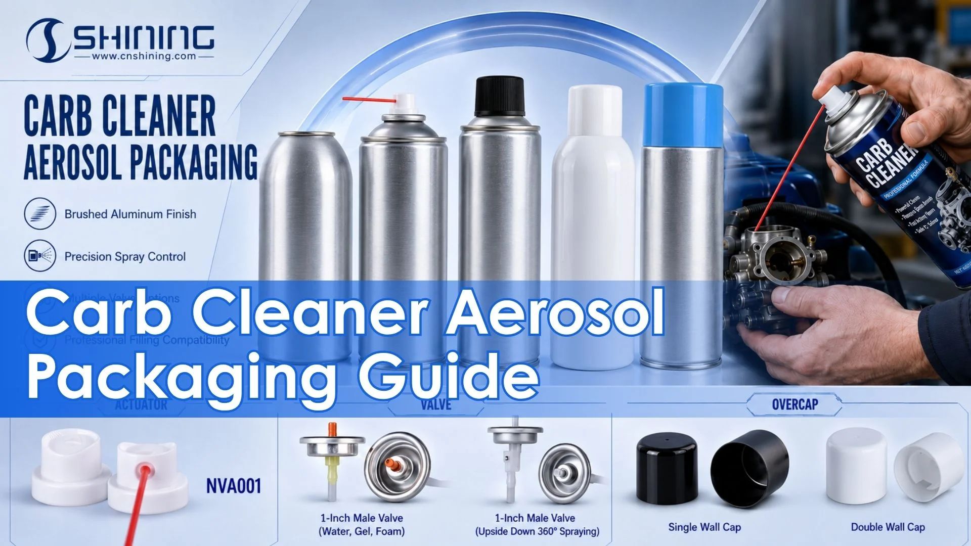 Aerosol carb cleaner